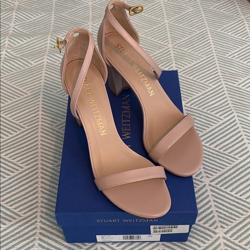Stuart Weitzman Nearly Nude Heeled Sandals